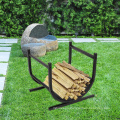 Free Shipping Fireplace Tools Log Holder U-Shaped Storage Firewood Rack